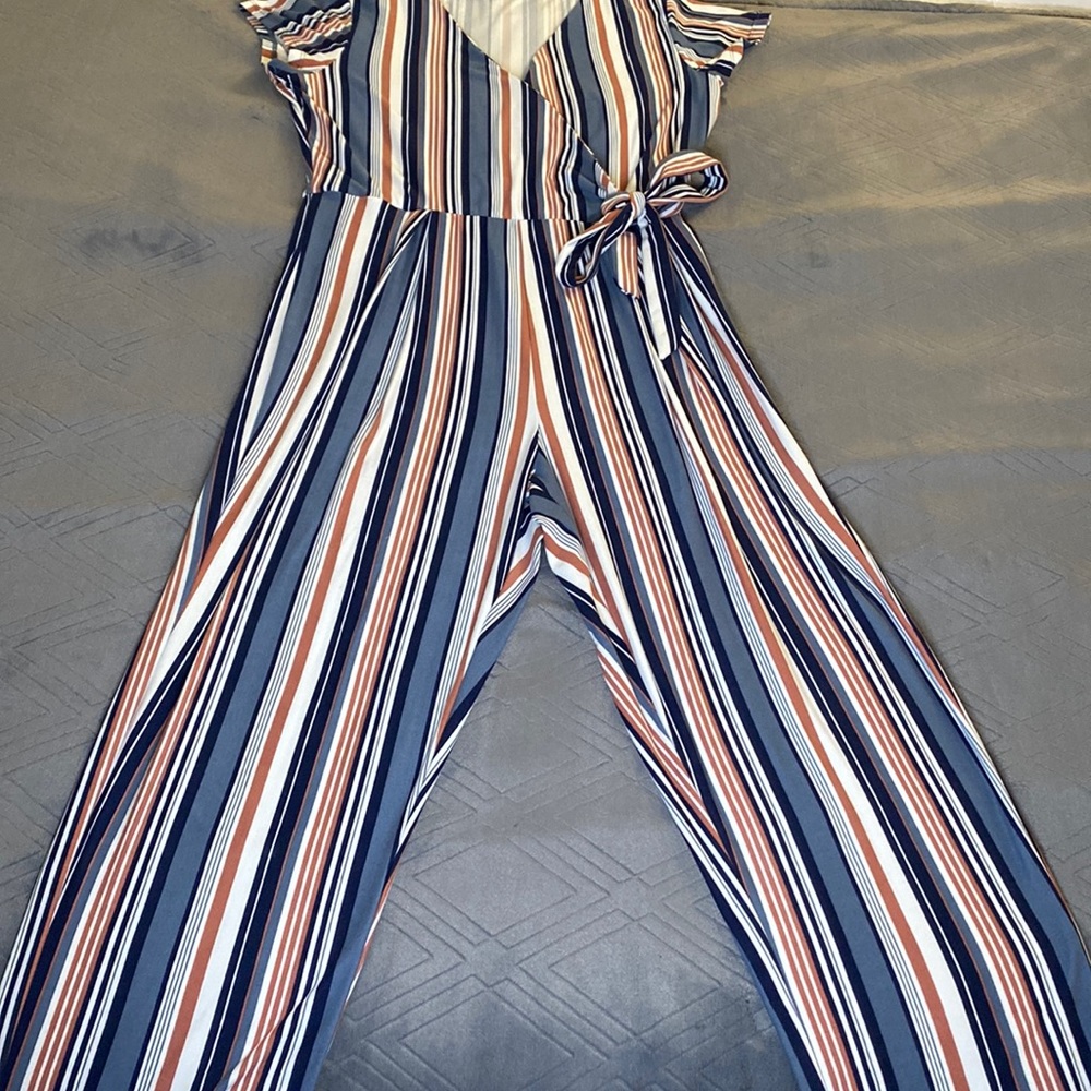 Simple Striped One Piece